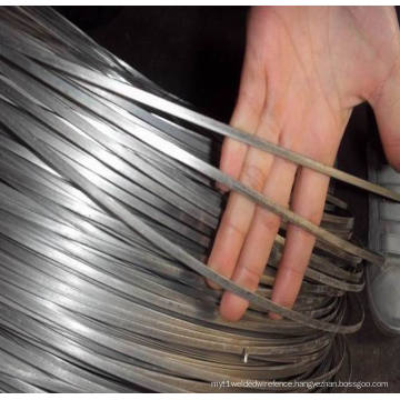 2.4X3.0mmm (17/15) 1000m 1250m Oval Galvanized Steel Wire